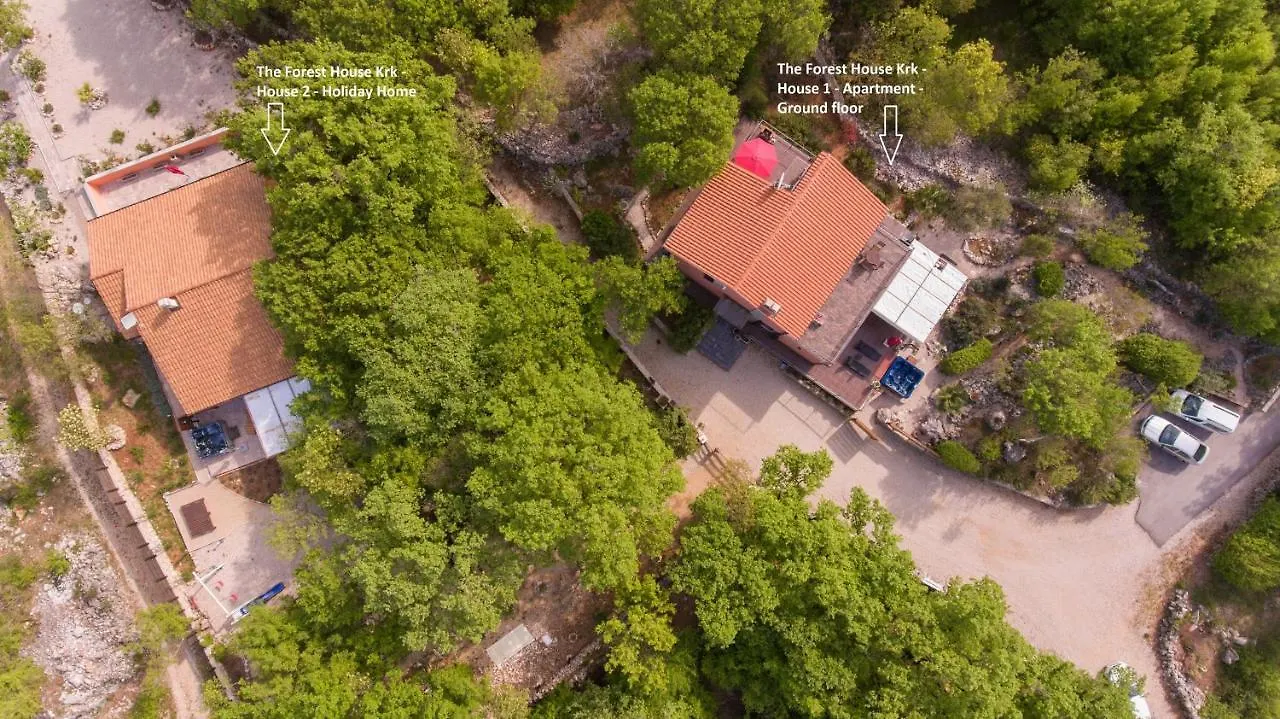 The Forest House Krk 1 Kras Apartamento