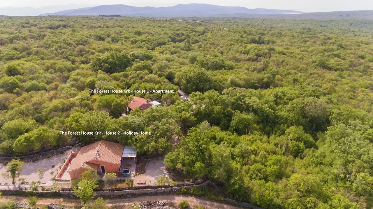 Apartamento The Forest House Krk 1 Kras